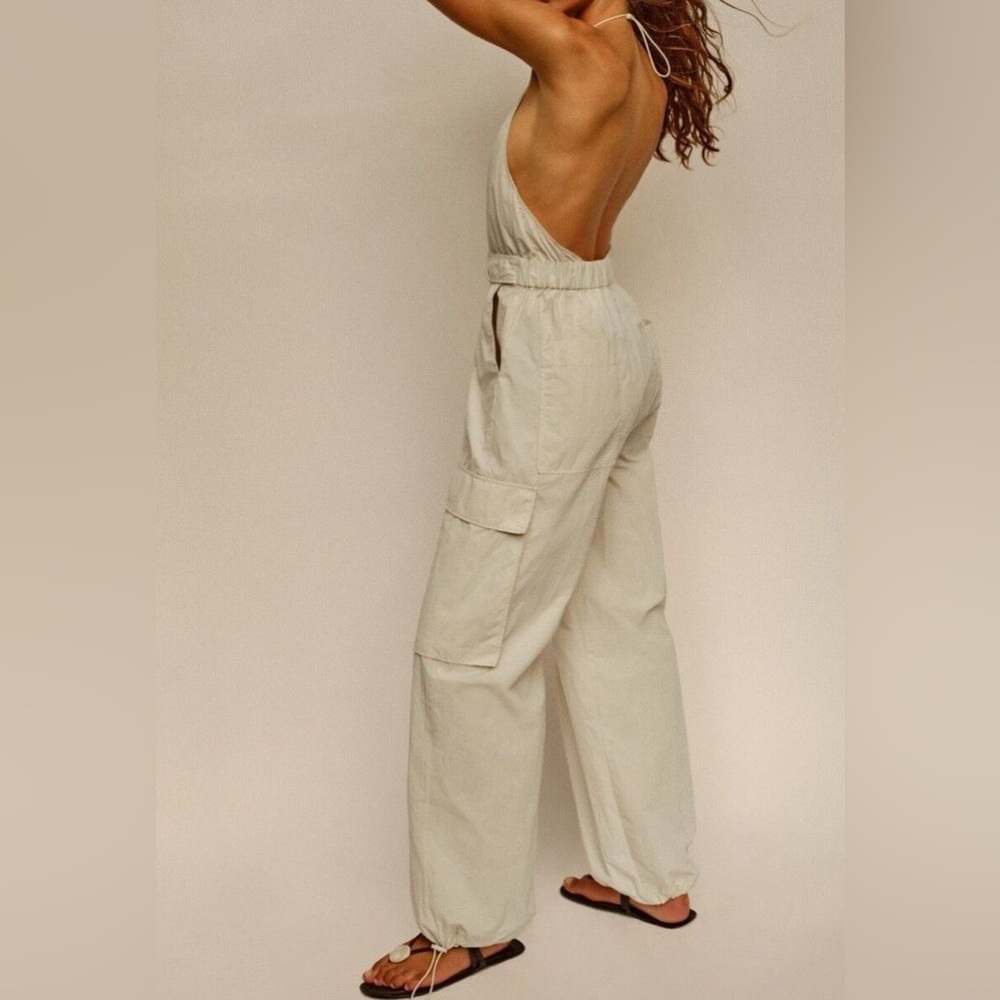 Zara jumpsuit cargo parachute with belt - Picture 12 of 12
